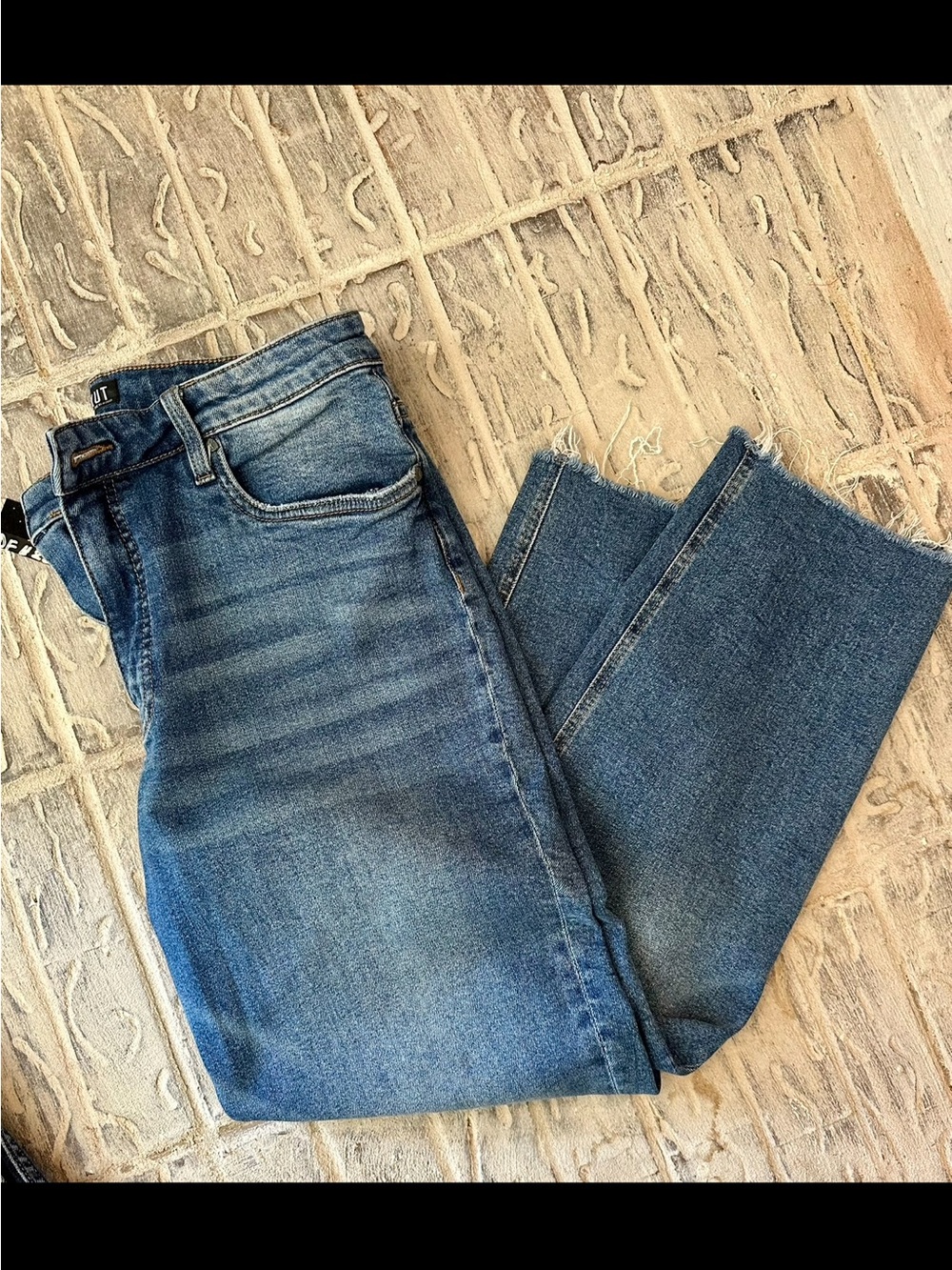 Kut From Kloth Classic Blue Straight-Leg Jeans